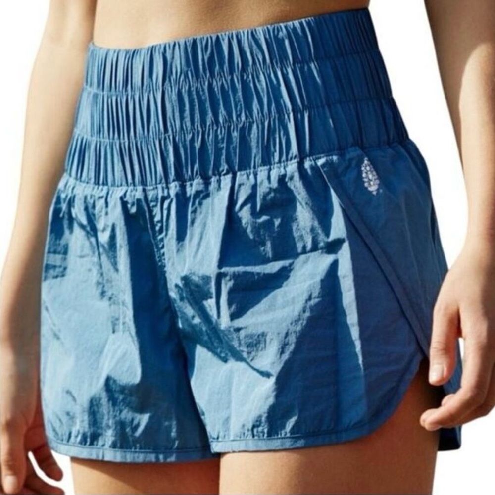 Free People Blue Athletic Shorts